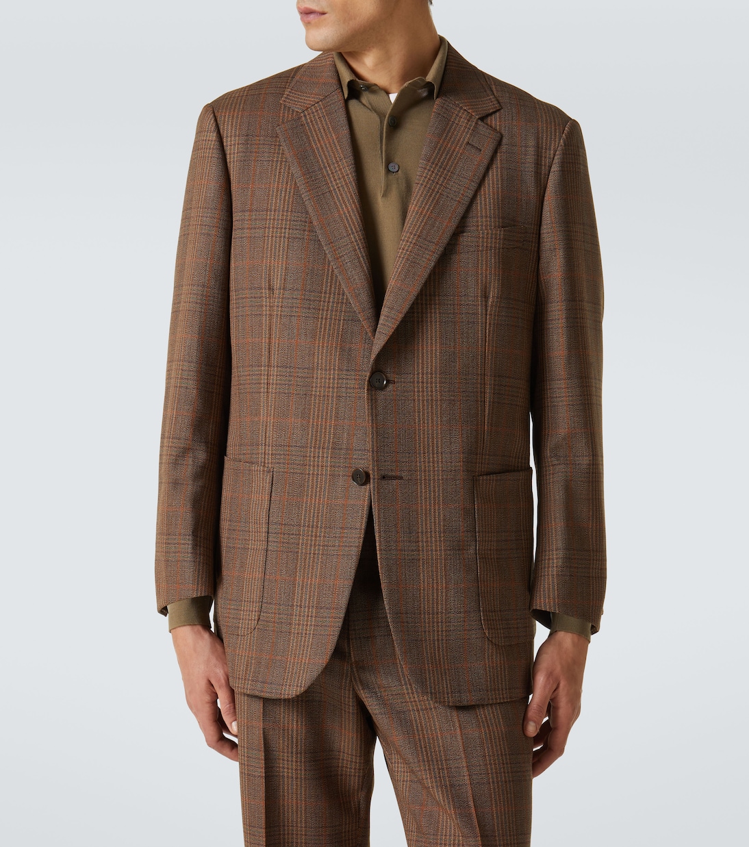 Prince of Wales wool blazer | Auralee