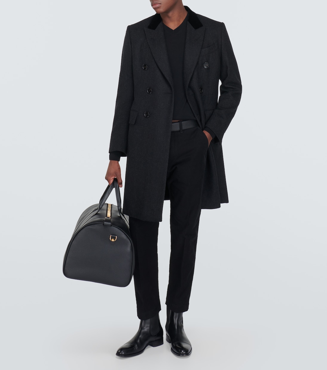 Pantalon chino Moleskin en coton mélangé | Tom Ford
