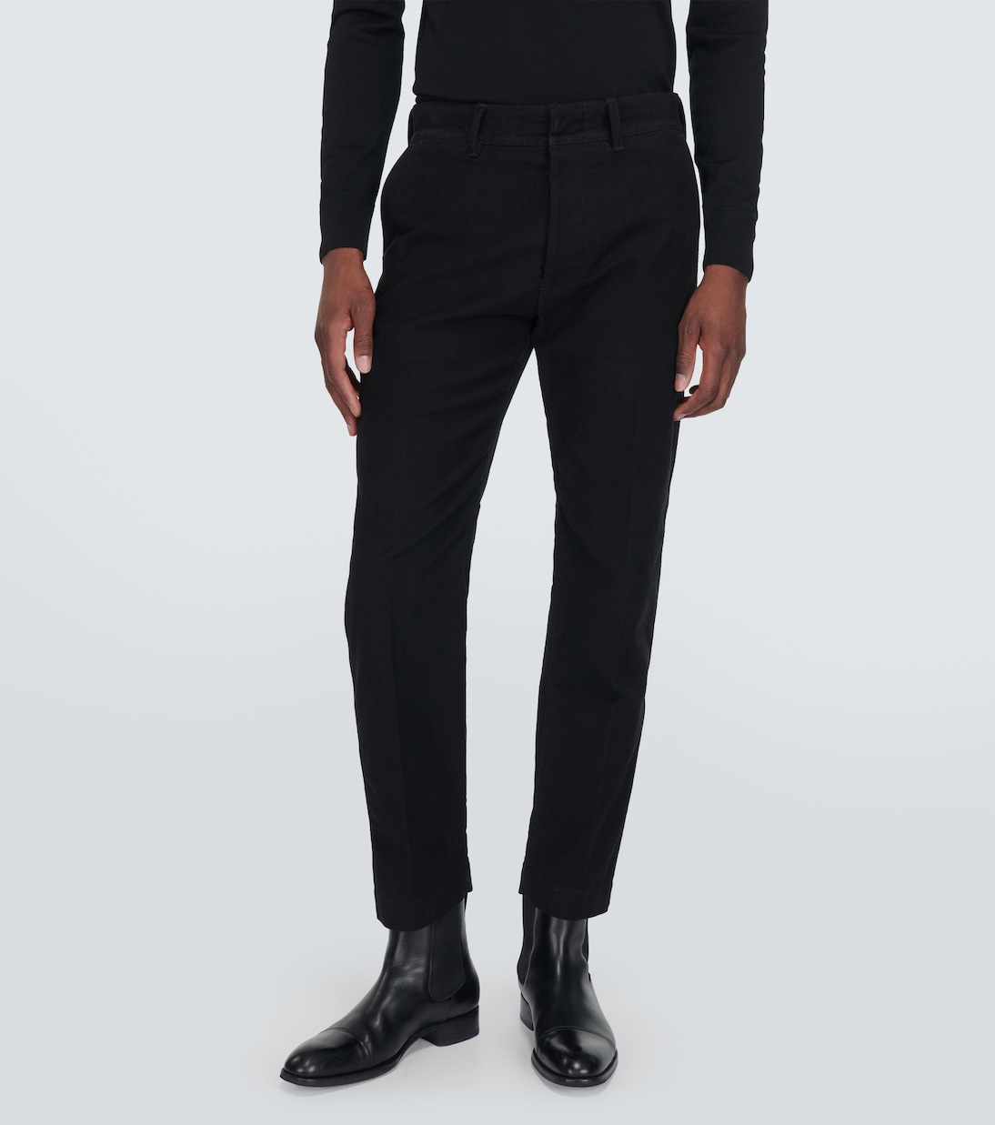 Pantalon chino Moleskin en coton mélangé | Tom Ford