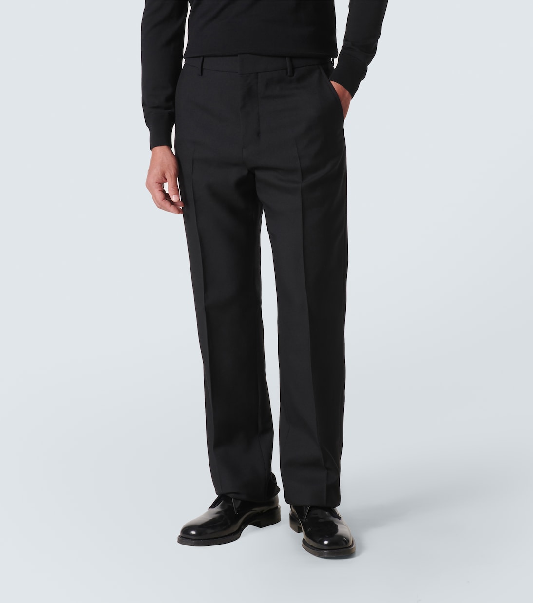 Pantaloni regular in lana vergine | Ami Paris
