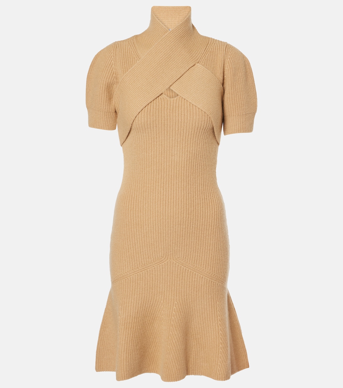 Abito corto in lana e cashmere | Patou