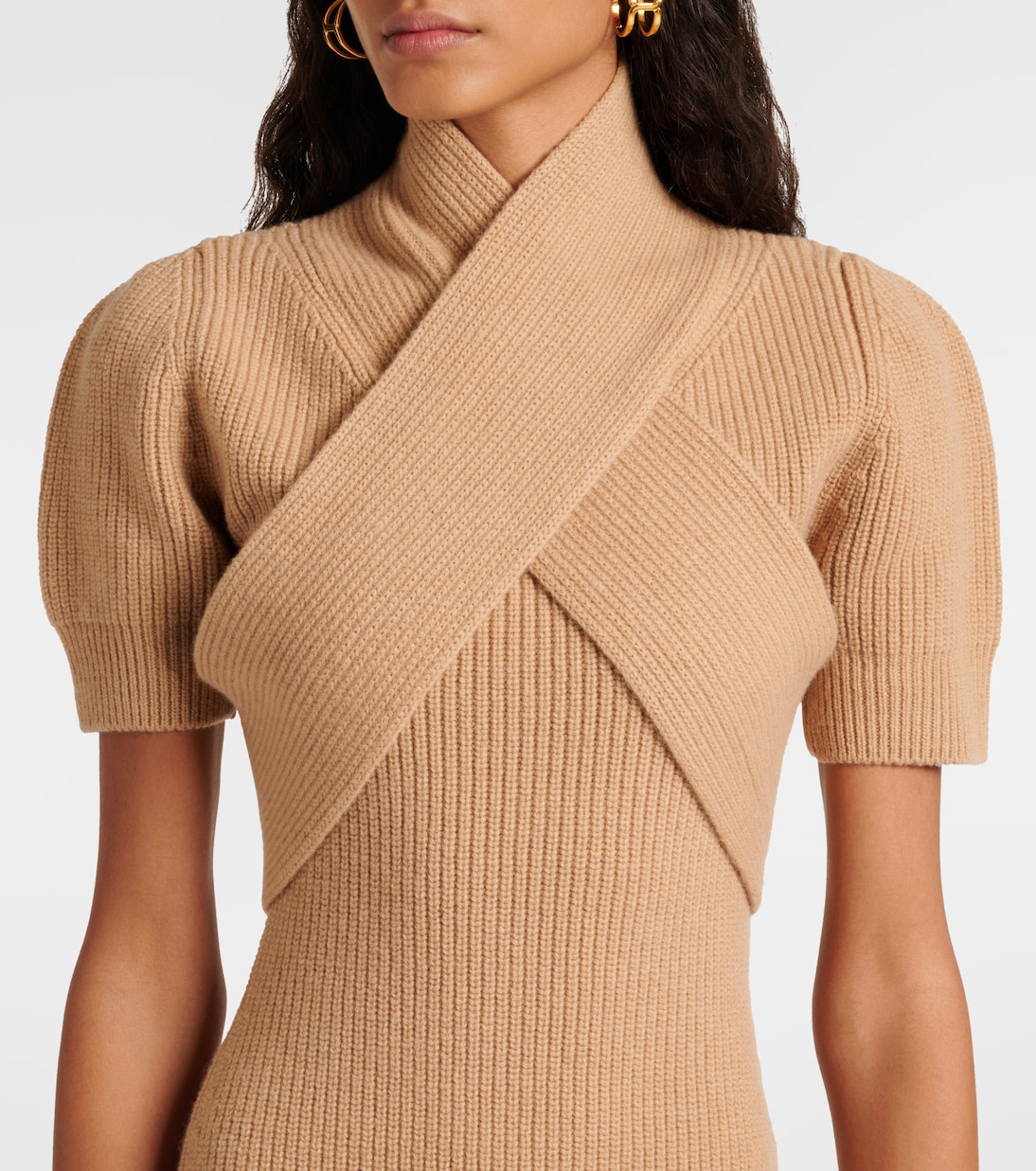 Abito corto in lana e cashmere | Patou