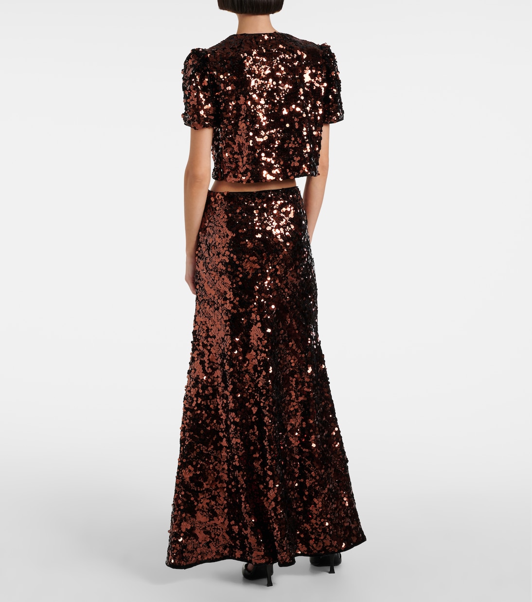 Jupe longue à sequins | Ganni