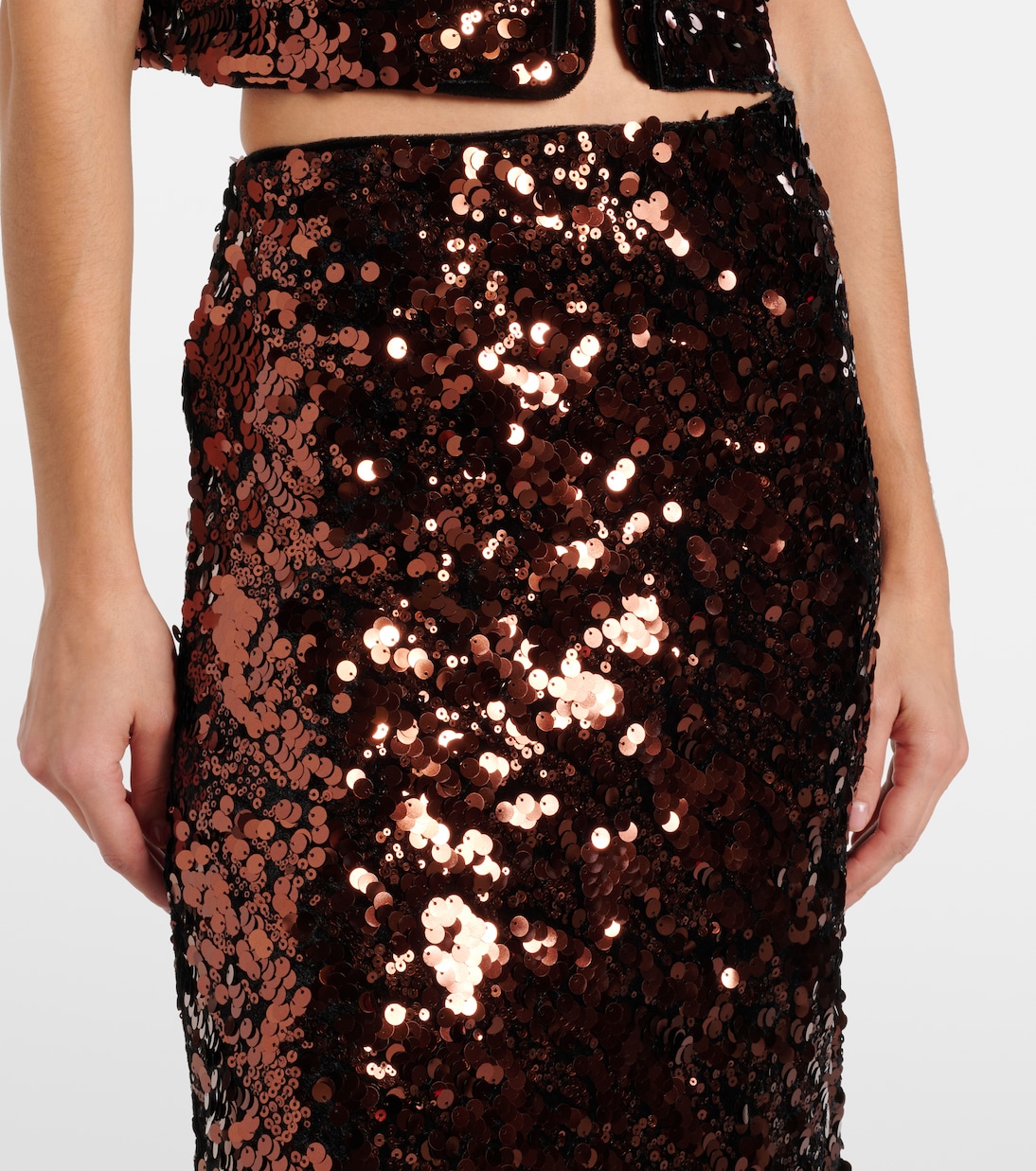Jupe longue à sequins | Ganni