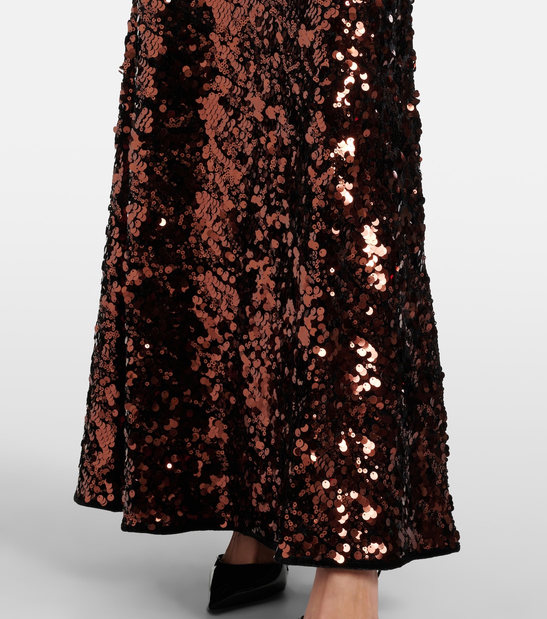 Jupe longue à sequins | Ganni