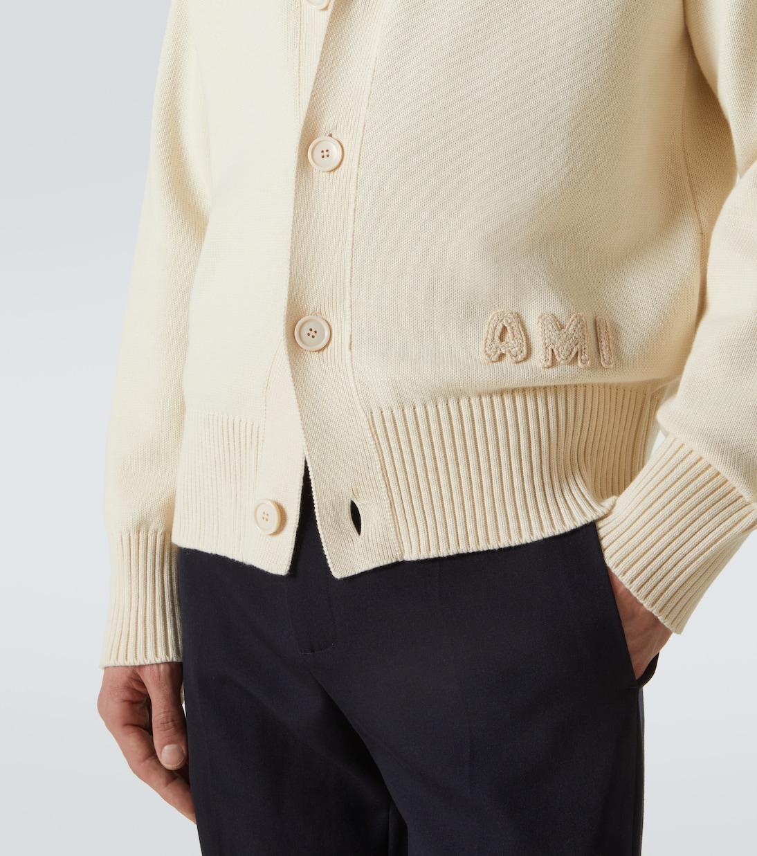 Cardigan aus Baumwolle und Wolle | Ami Paris