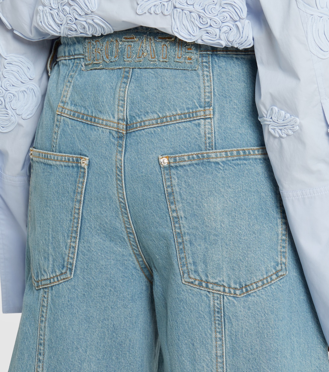 Jean ample à taille haute | Rotate