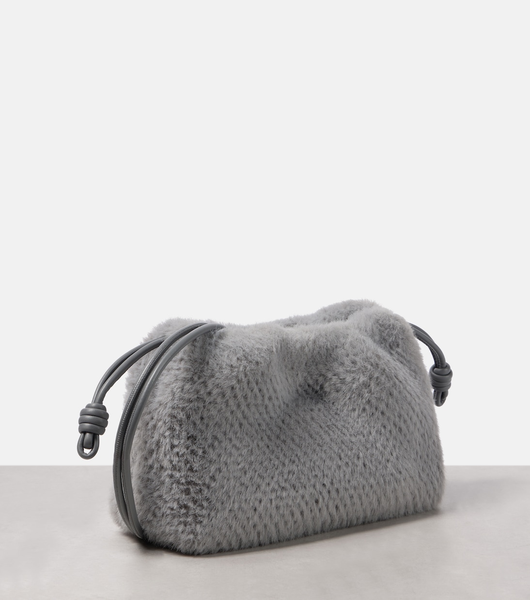 Flamenco Small faux fur clutch | Loewe