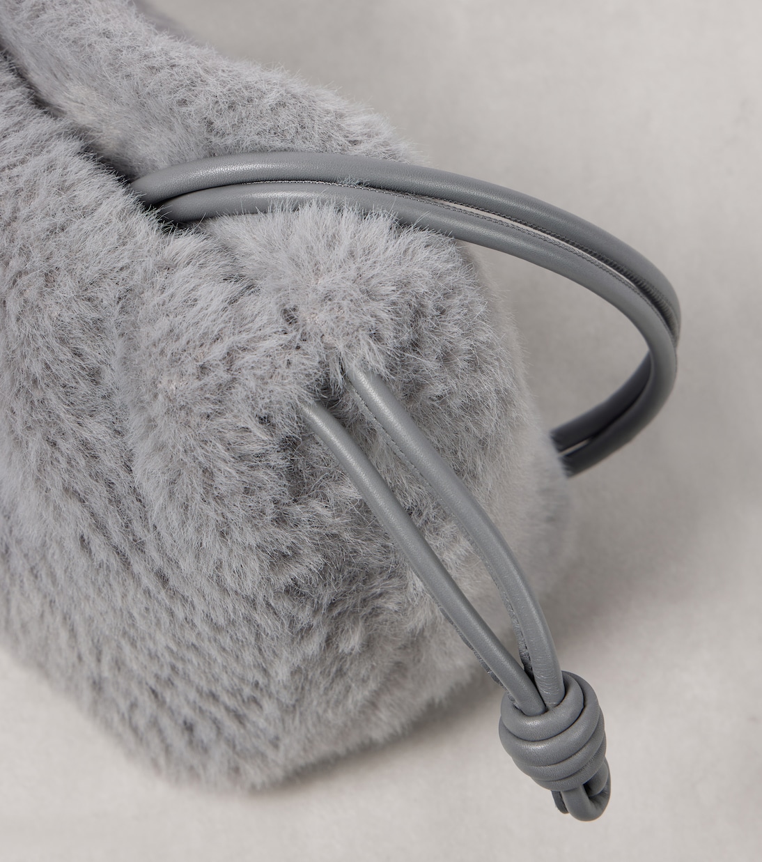 Flamenco Small faux fur clutch | Loewe