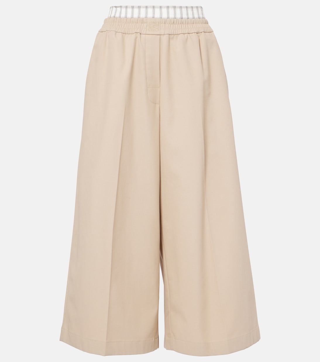 Pantalon ample à taille basse en coton | Loewe