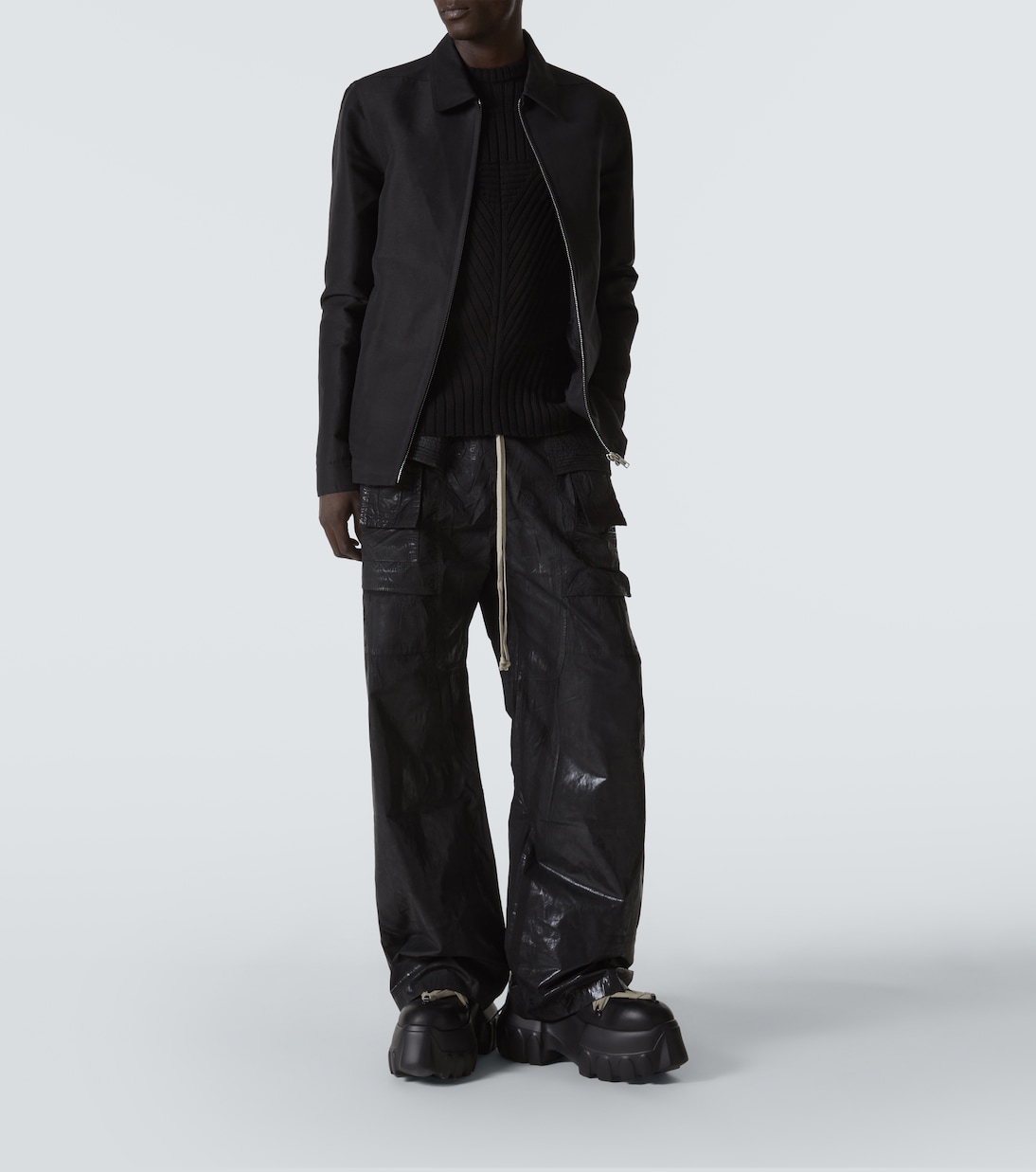 Schnürstiefel Megalace Mega Tractor aus Leder | Rick Owens