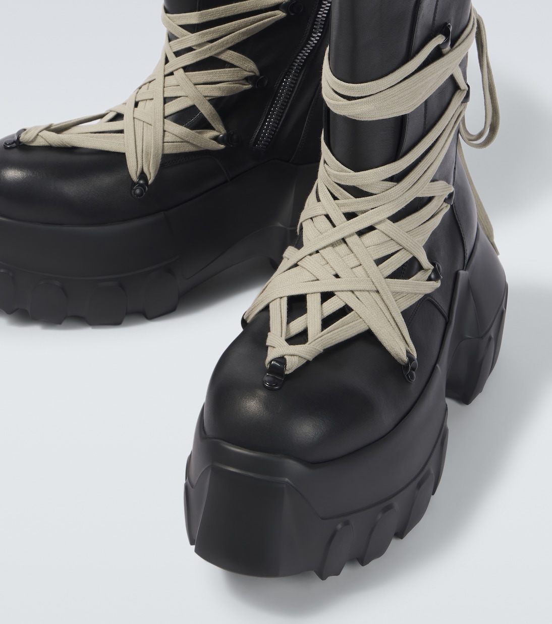 Schnürstiefel Megalace Mega Tractor aus Leder | Rick Owens