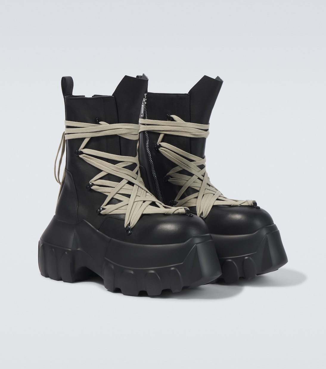 Schnürstiefel Megalace Mega Tractor aus Leder | Rick Owens