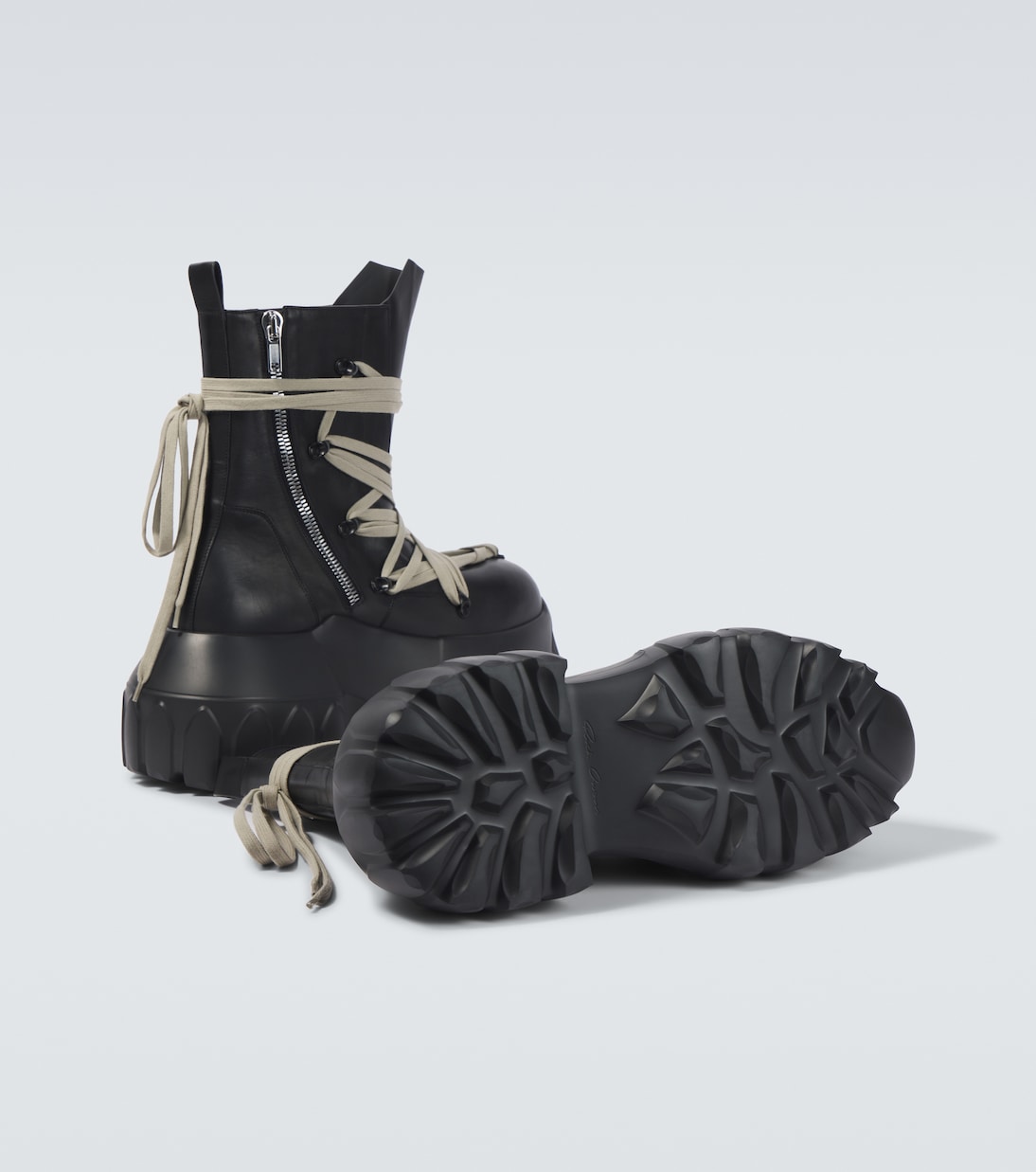 Schnürstiefel Megalace Mega Tractor aus Leder | Rick Owens