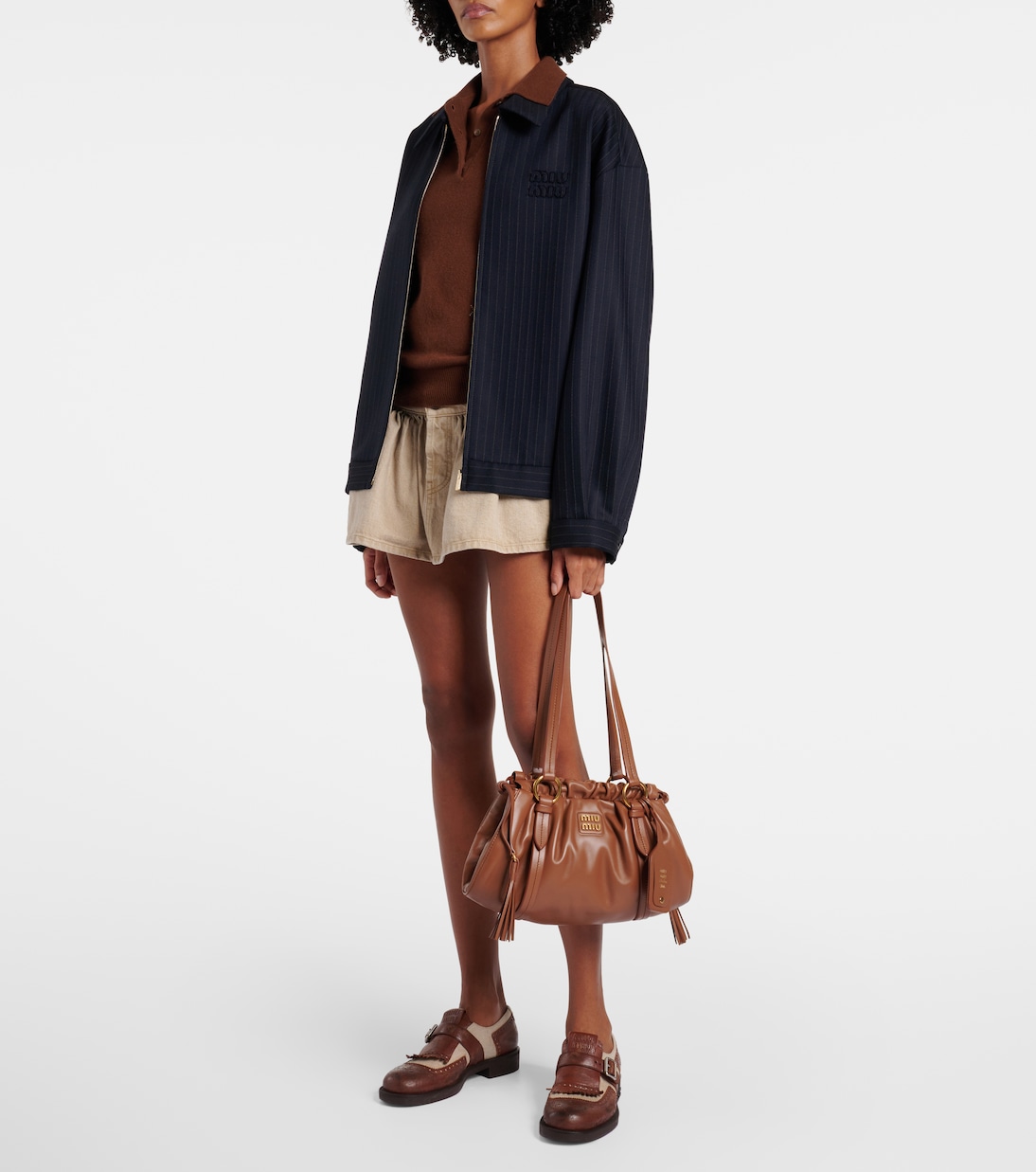 Borsa a spalla Joie in pelle | Miu Miu
