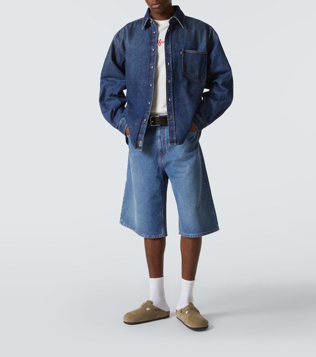 Hemdjacke aus Denim | ERL