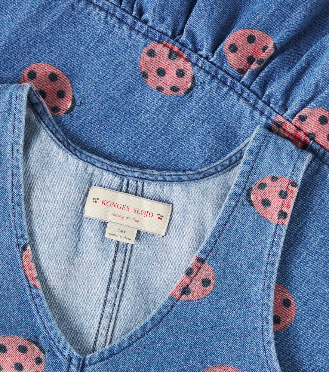 Magot printed denim dress | Konges Sløjd