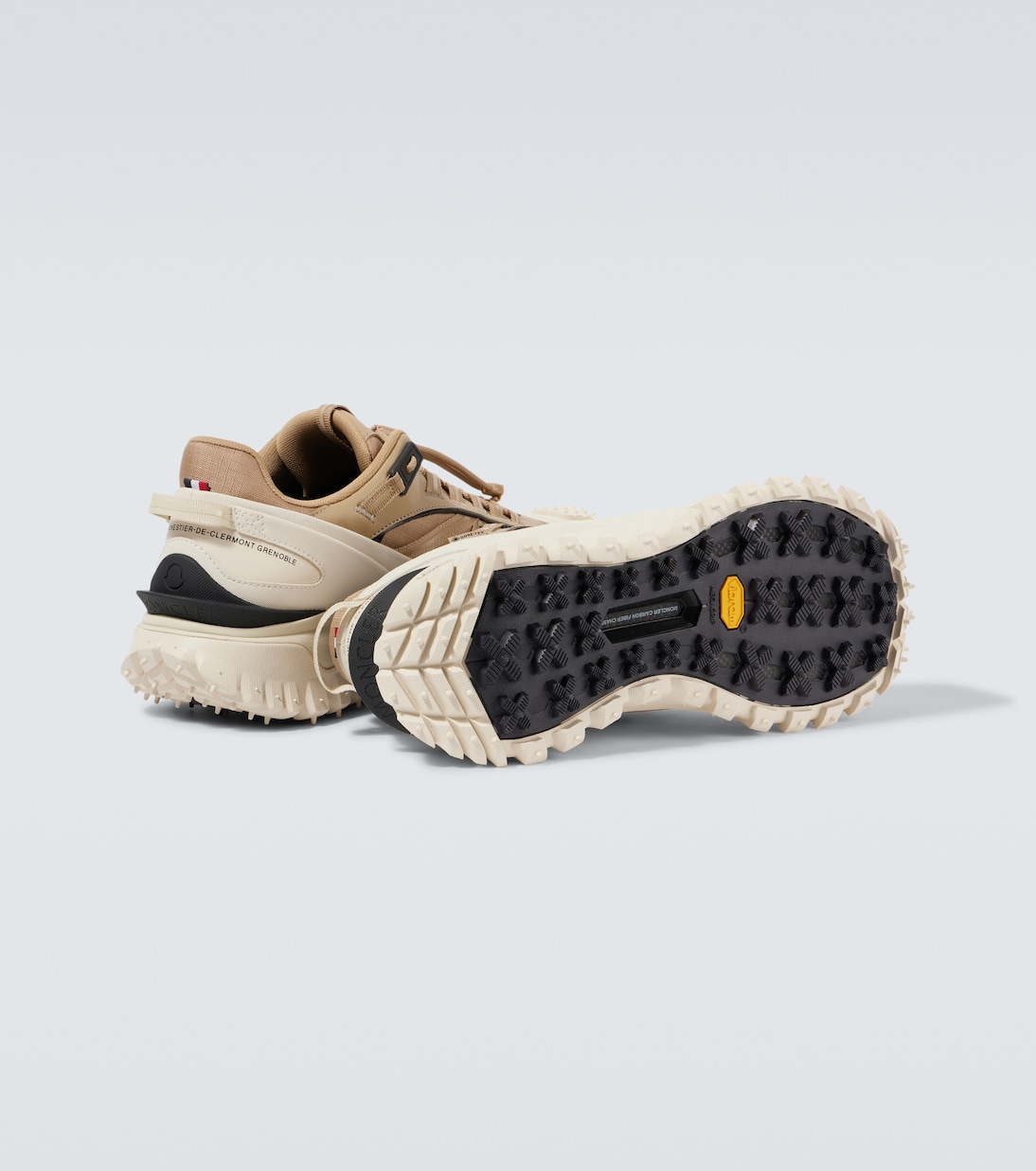 Trailgrip leather-trimmed sneakers | Moncler