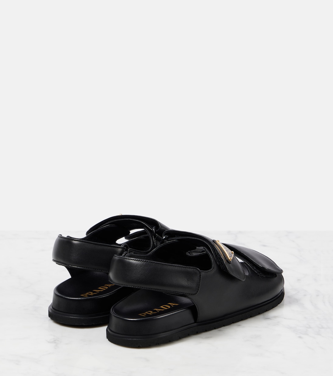 Sandalen aus Leder | Prada