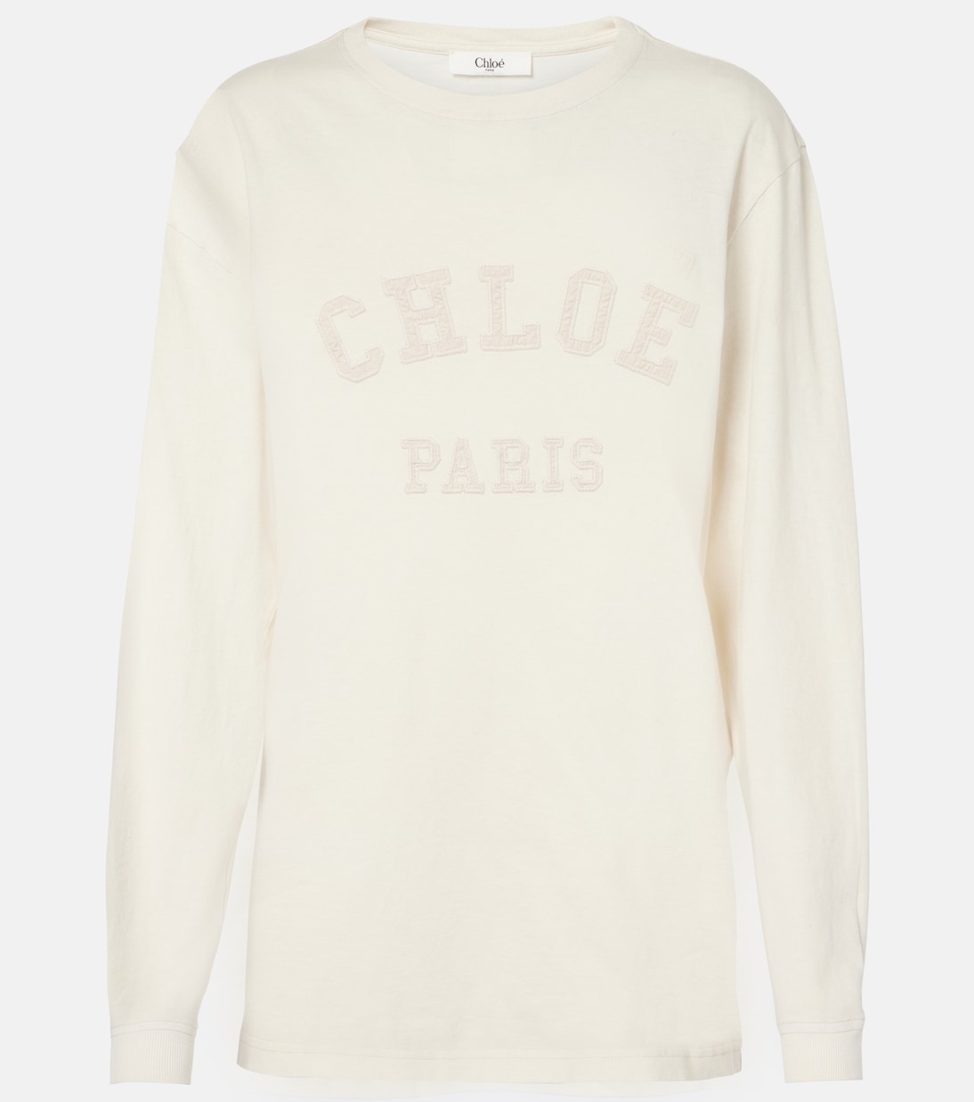Jersey de algodón con logo | Chloé