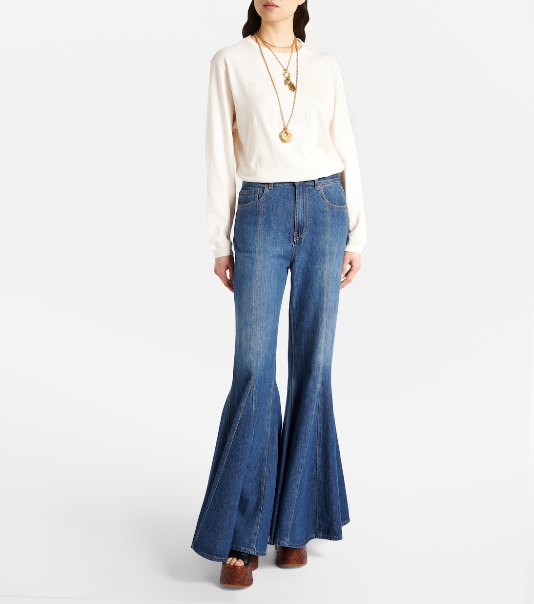 Jersey de algodón con logo | Chloé