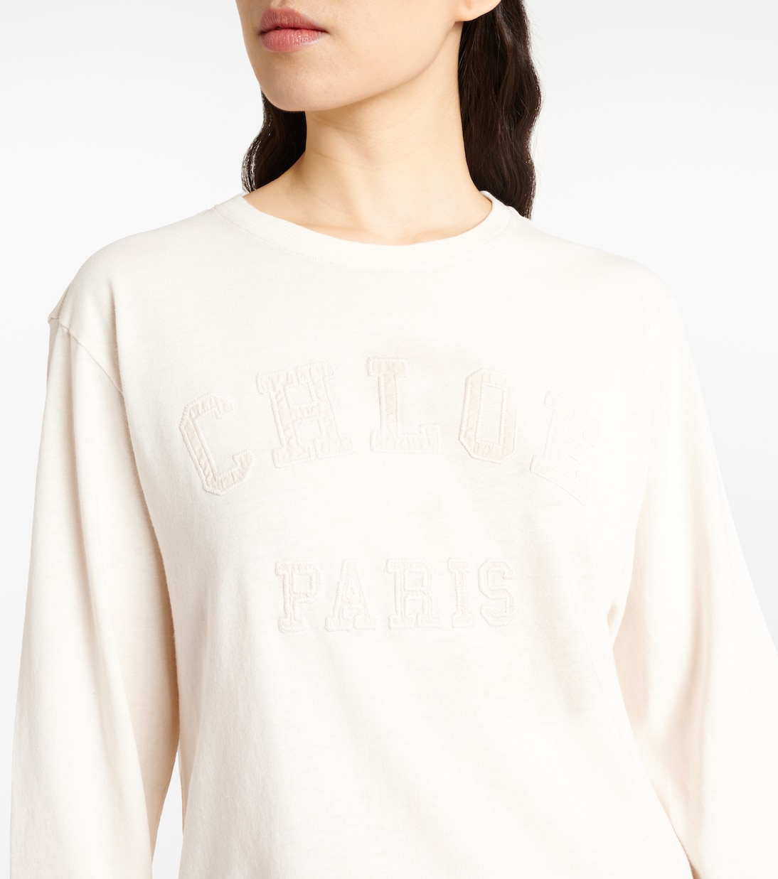 Jersey de algodón con logo | Chloé