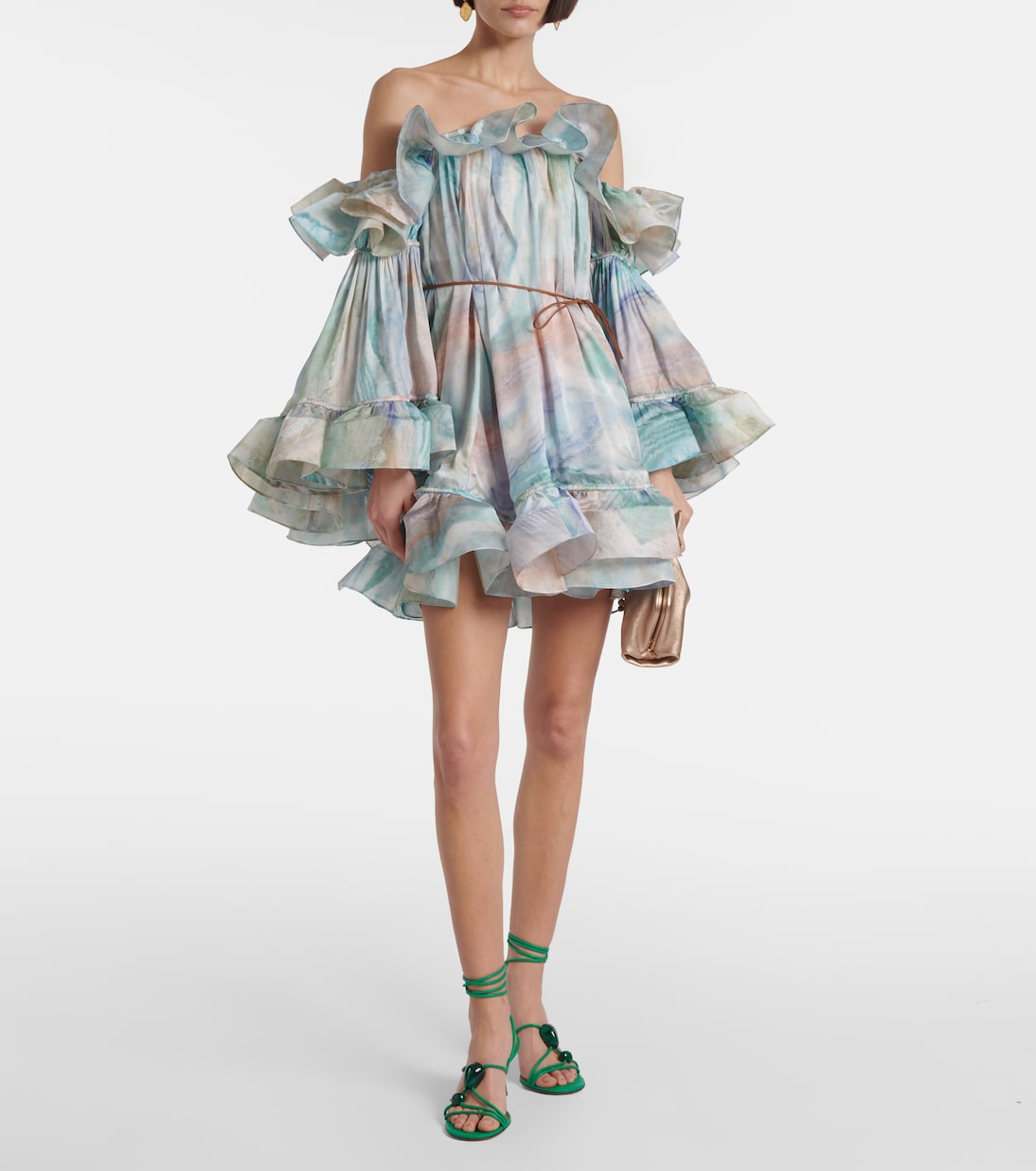 Verzierte Sandalen Gleam 65 aus Leder | Zimmermann