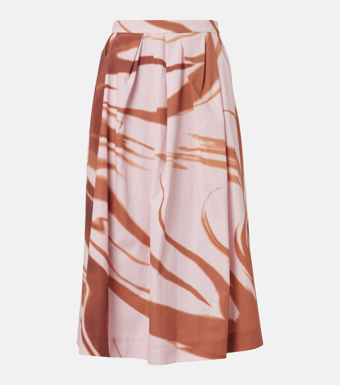 Gonna midi in cotone con stampa | Dries Van Noten
