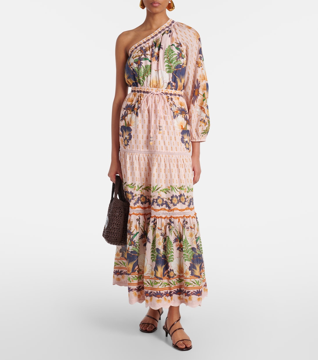 Vestido largo de algodón floral | Farm Rio