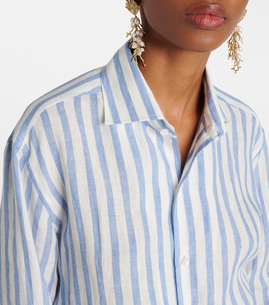 Camicia in lino a righe | Ralph Lauren Collection