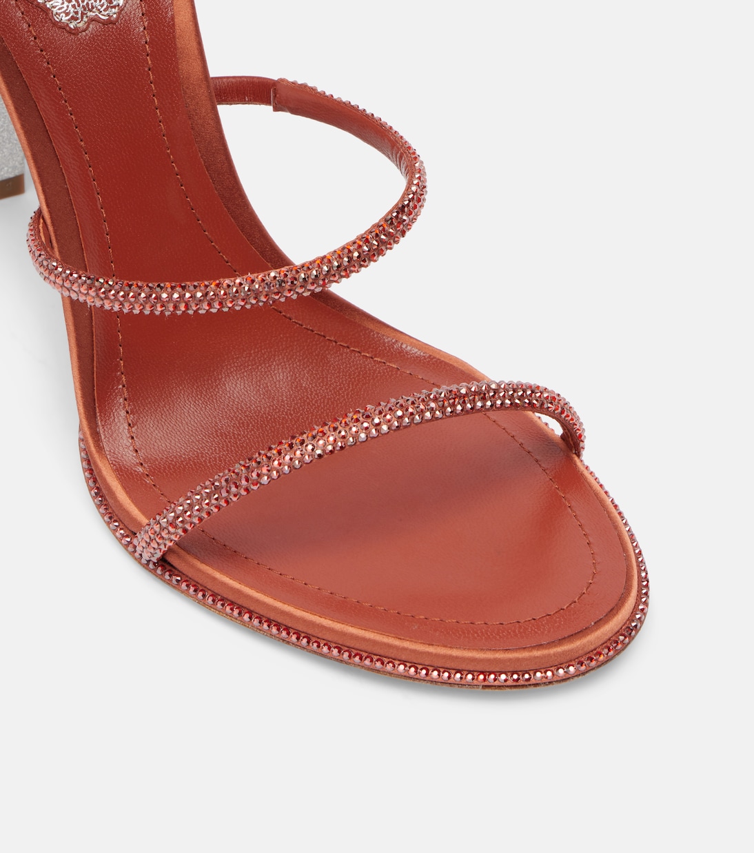 Cleo 105 embellished satin sandals | Rene Caovilla