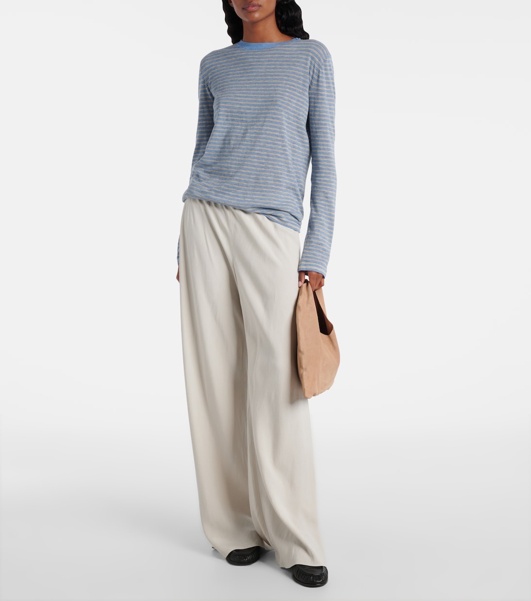 Bindle Small suede tote bag | The Row