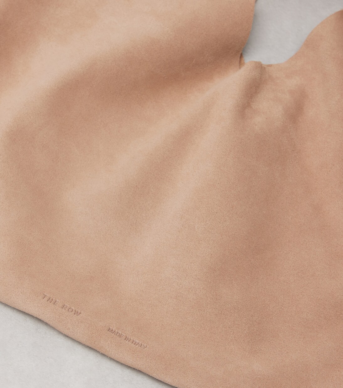 Bindle Small suede tote bag | The Row
