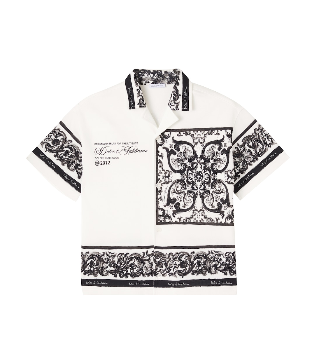 Hemd aus Baumwoll-Piqué | Dolce&Gabbana Kids