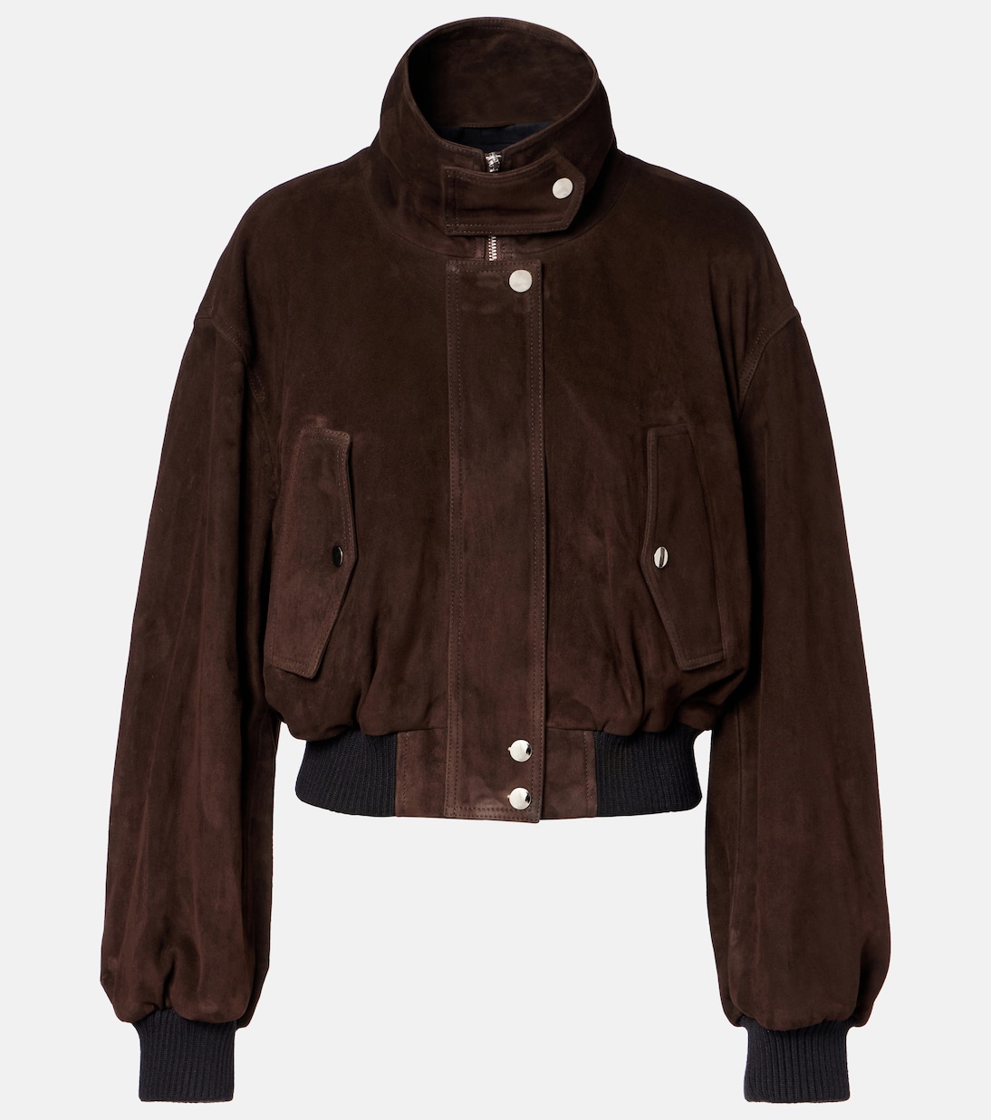 Veste bomber Briar en daim | Nour Hammour
