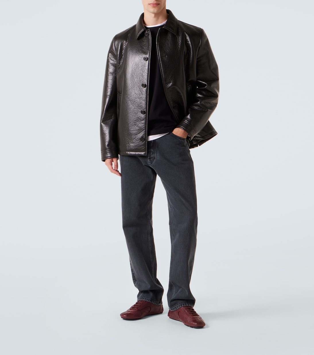 Montecarlo Re-Edition 2005 leather sneakers | Prada