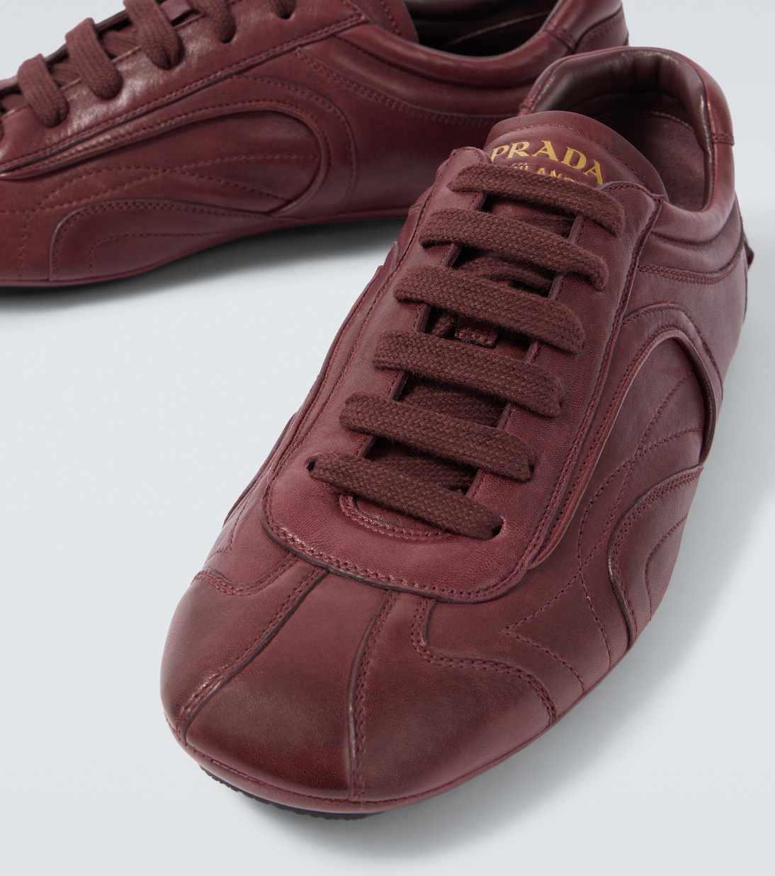 Montecarlo Re-Edition 2005 leather sneakers | Prada
