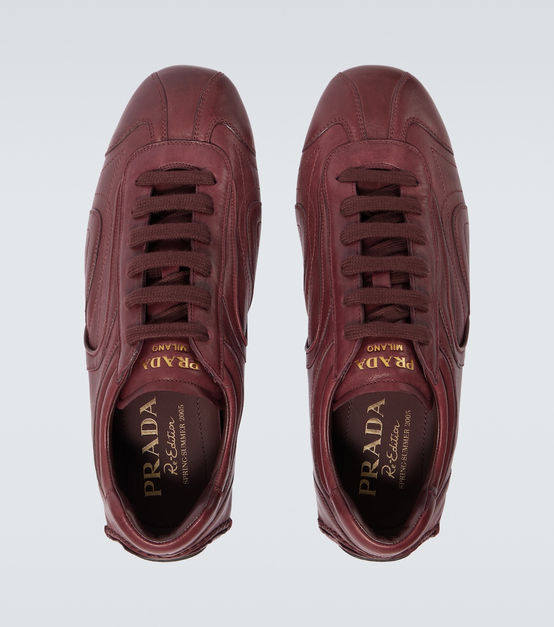 Montecarlo Re-Edition 2005 leather sneakers | Prada