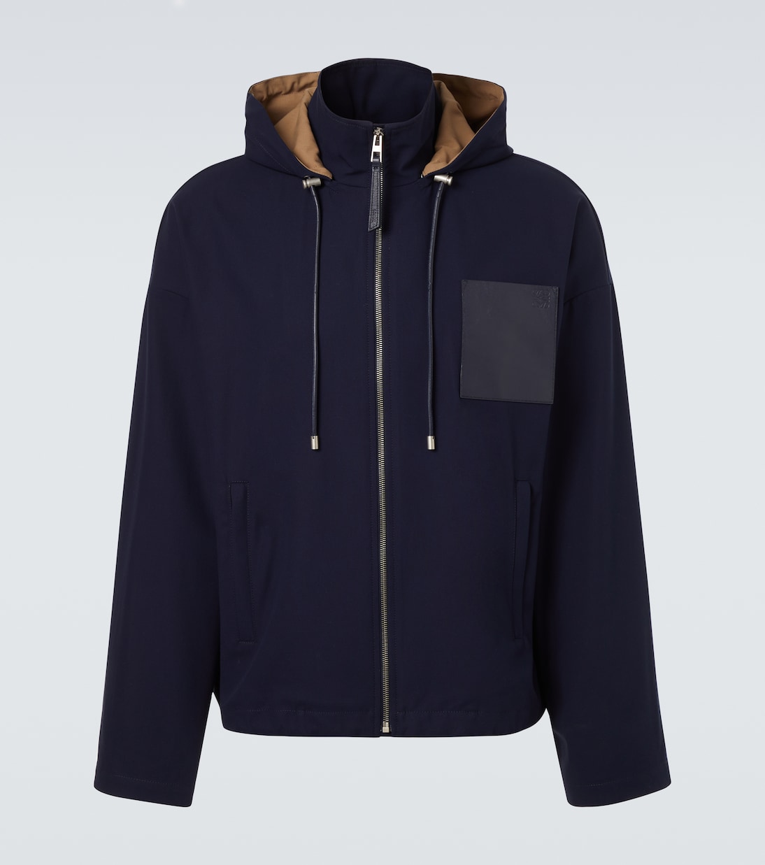 Hooded cotton twill jacket | Loewe