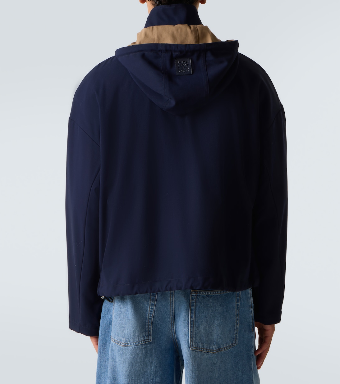 Hooded cotton twill jacket | Loewe