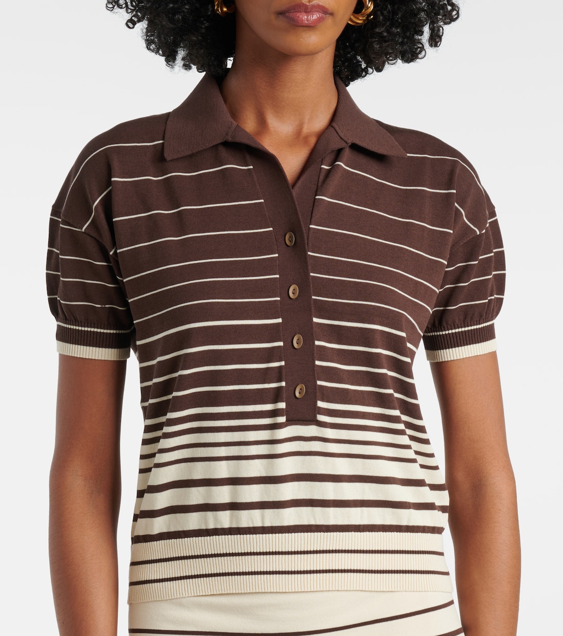 Polo Sable in misto cotone a righe | Faithfull