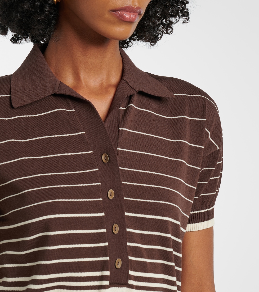 Polo Sable in misto cotone a righe | Faithfull