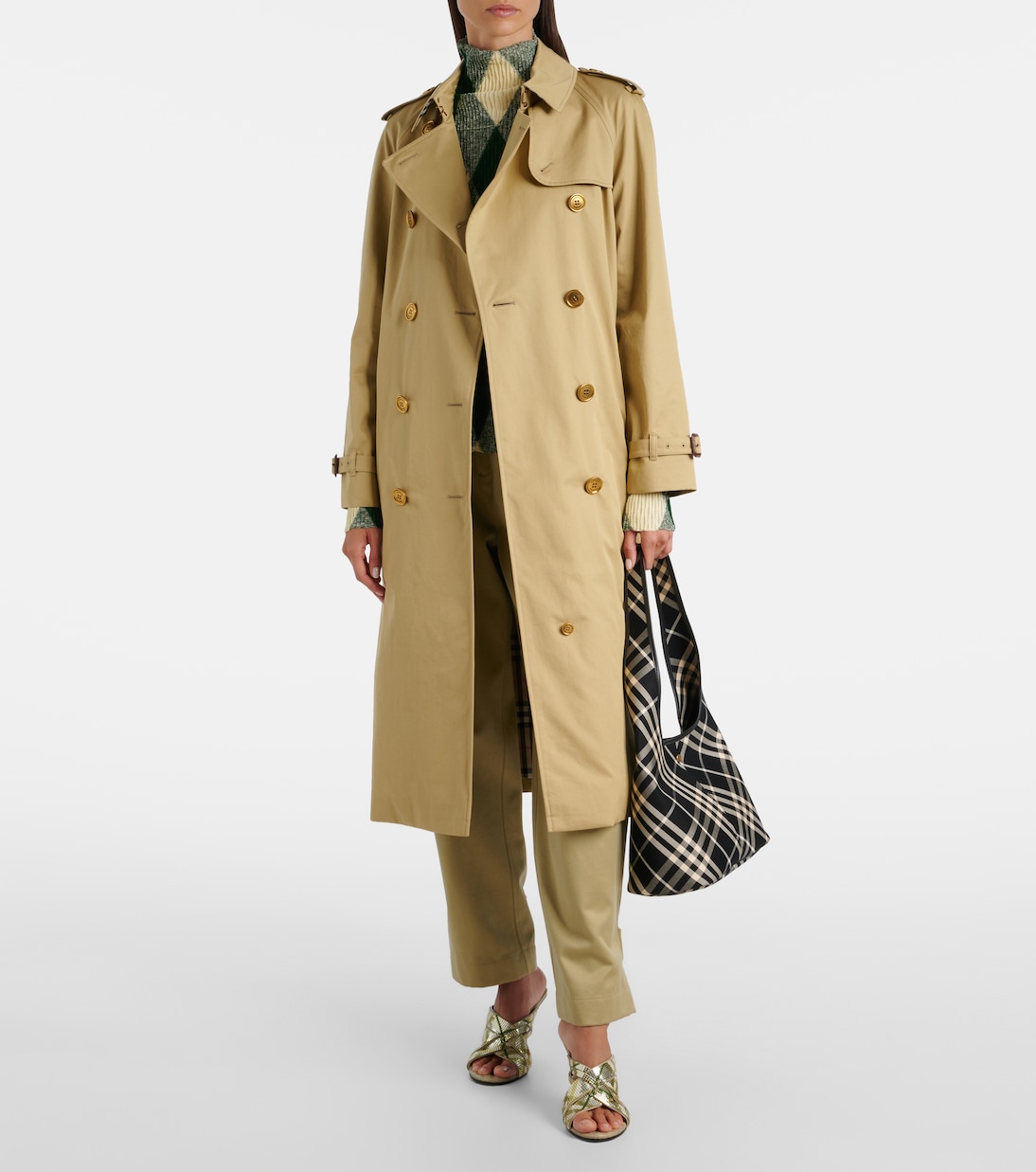 Waterloo cotton gabardine trench coat | Burberry