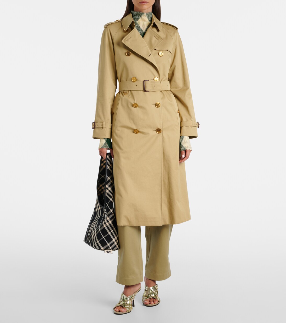Waterloo cotton gabardine trench coat | Burberry