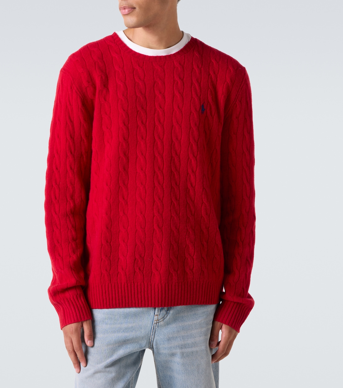 Cable-knit wool and cashmere sweater | Polo Ralph Lauren