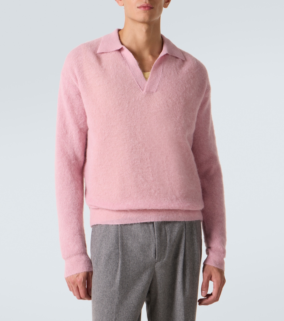 Alpaca-blend sweater | Auralee