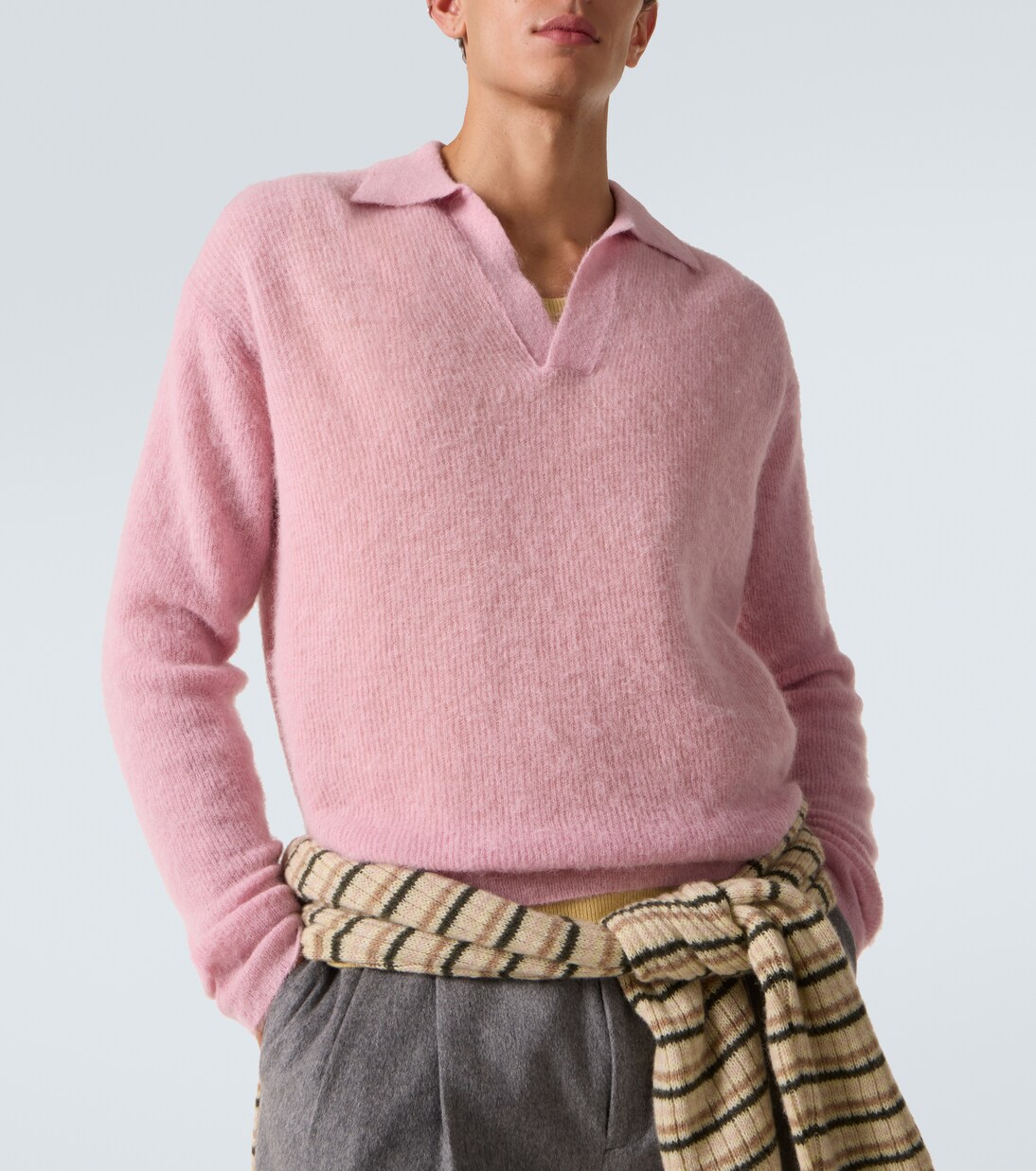 Alpaca-blend sweater | Auralee