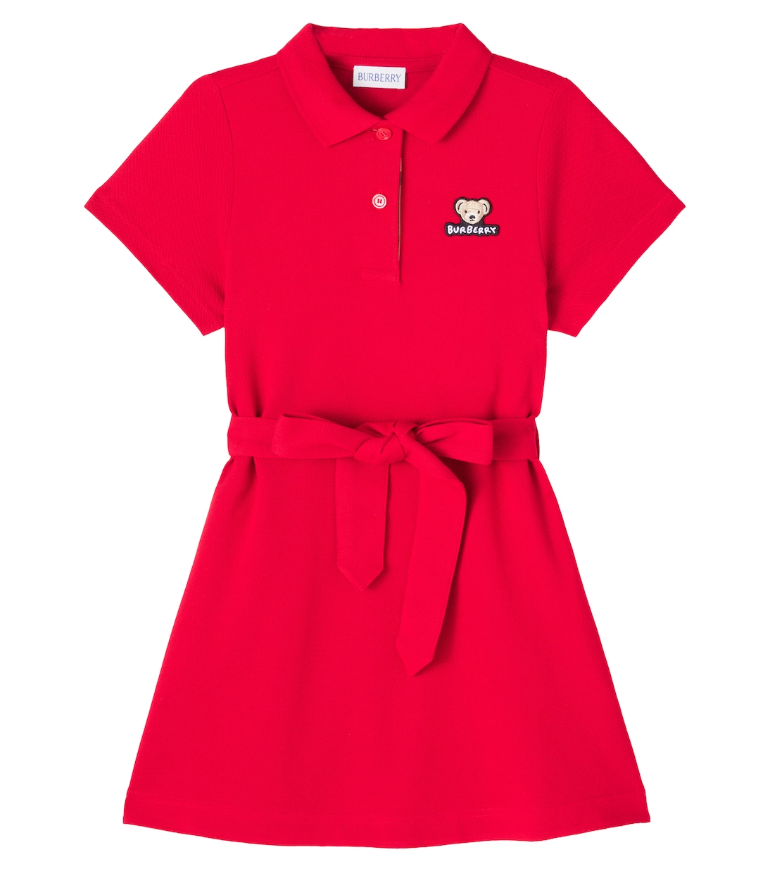 Abito polo in piqué di cotone | Burberry Kids