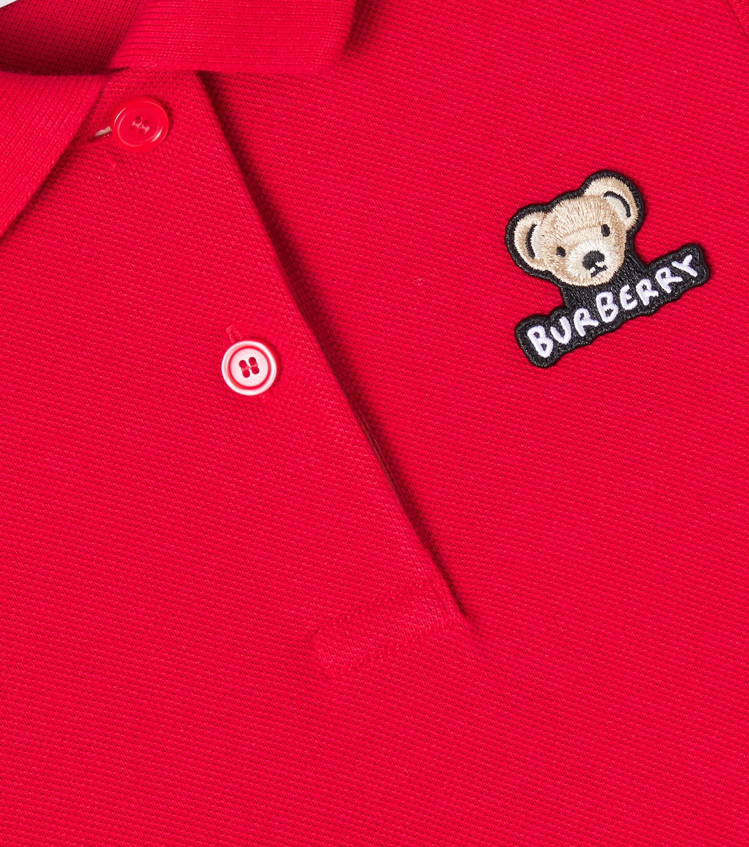 Abito polo in piqué di cotone | Burberry Kids