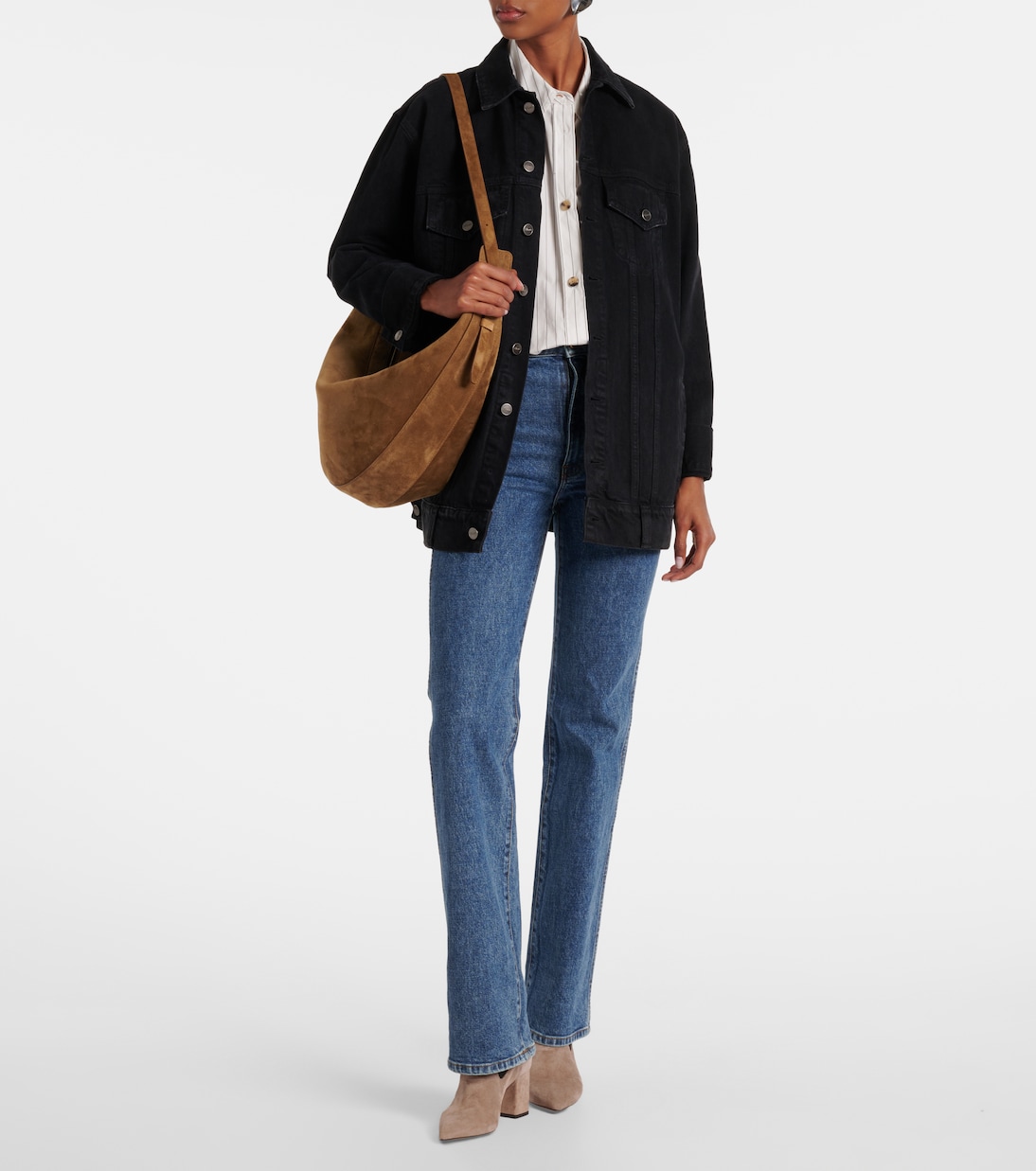 Ankle Boots Anja 70 aus Veloursleder | Paris Texas